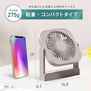 Amazon | 【2025年EC限定】トップランド 扇風機 卓上 デスク